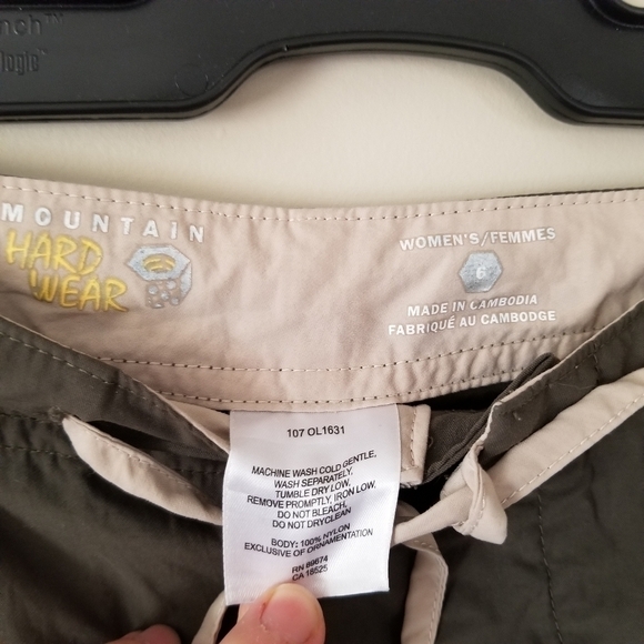 Mountain Hardwear Hiker Skirt Outdoor Wear Nylon Mini Length Size 6 - Picture 3 of 9